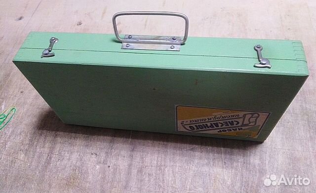 Чемодан деревянный под слесарный инструмент