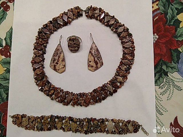 Колье, браслет, серьги, кольцо
