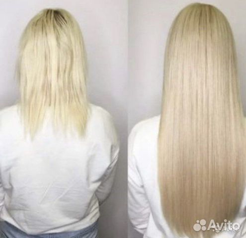 Наращивание волос на дому