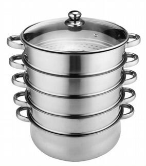 Пароварка кастрюля Мантышница мантоварка мантница