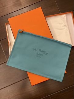 Клатч пляж Hermes новый