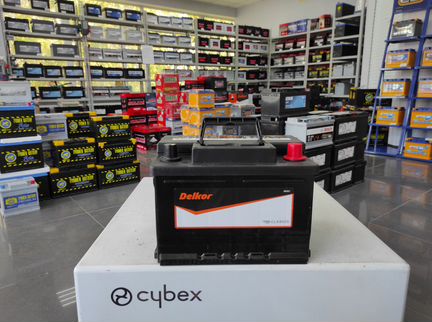 Аккумулятор 60Ач 600ccа Delkor 12V низкий обратный