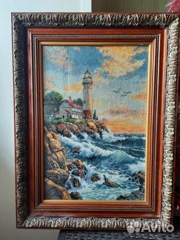 Картина вышитая крестом 