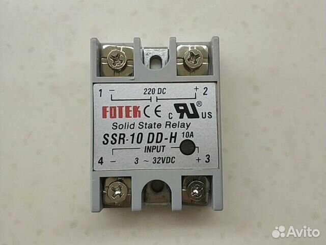 SSR-10 DD-H твердотельные реле 3-32VDC 220VDC