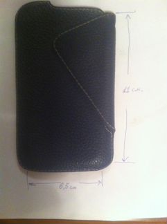 Чехол для телефона нат. кожа