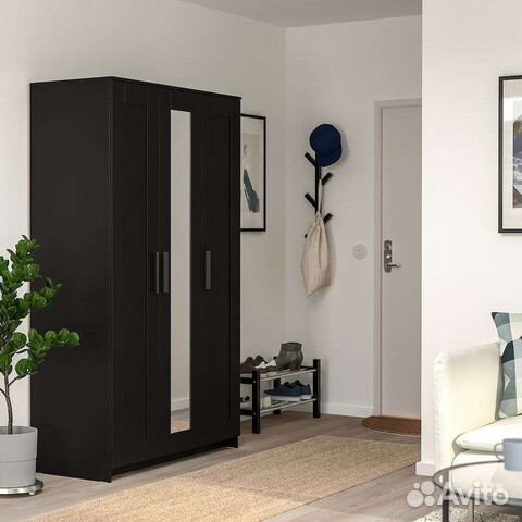 Шкаф платяной 3-дверный,117x190 см IKEA