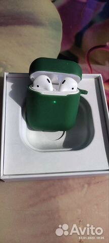 Беспроводные наушники AirPods 2 Premium +чехол