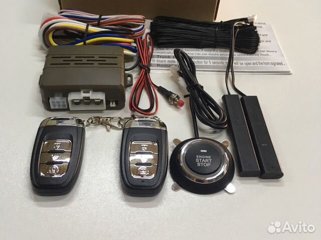 Кнопка старт-стоп с бесключевым доступом PKE №3