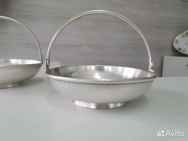 Конфетница мельхиор винтаж