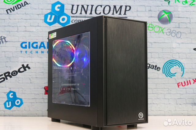Игровой пк Core i5-7400/ 16Gb/ SSD+HDD/ GTX 1050Ti
