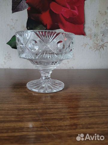 Ваза для фруктов хрусталь