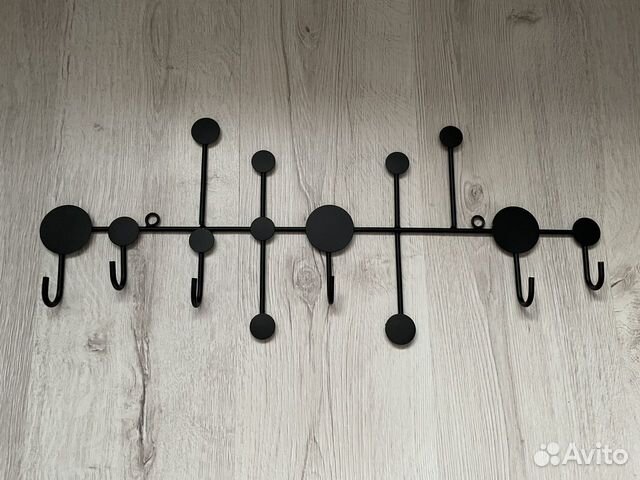 Вешалка настенная металлическая лофт