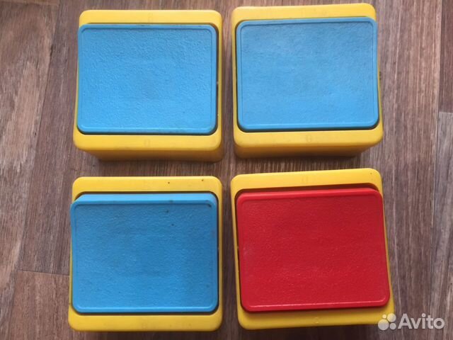 Розетки и выключатели СССР цветные ретро