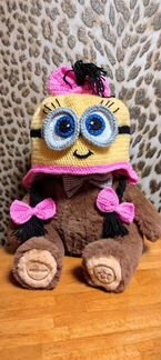 Шапка Миньон зверошапка, ручная работа