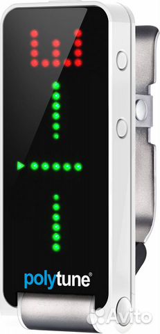 Тюнер-прищепка, белый TC Electronic PolyTune Clip