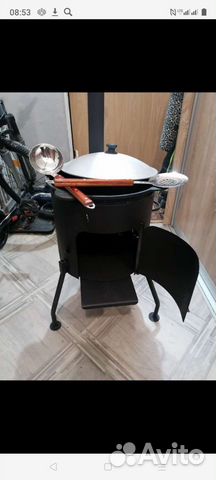 Казан 10 и печь 3 мм комплект