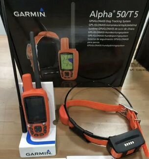 Навигатор Garmin Alpha 50 с ошейником T5/T5x/тт15х