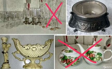 Рюмки хрусталь/Чайник/Сахарница/Ладья/Солонка/СССР