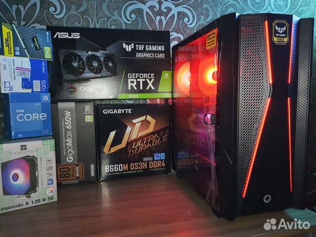 Мощный Пк Для Игр Core i5 12400+RTX 3060 Vision