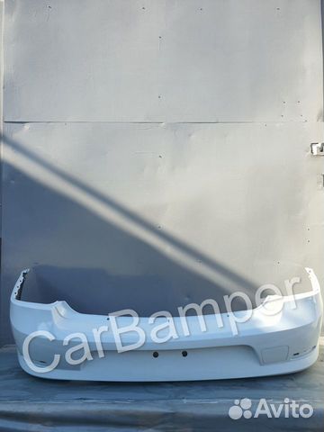 Бампер задний Логан Белый лед 369 2011-2013г