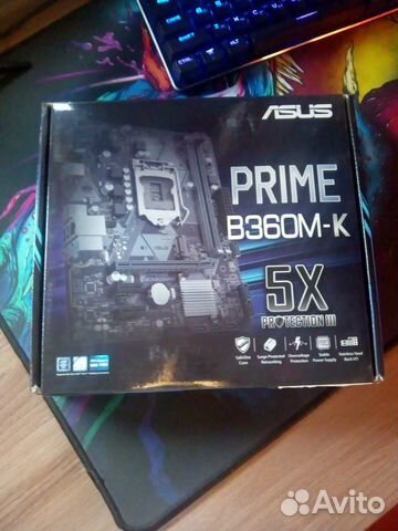 Материнская плата asus prime B360M-K