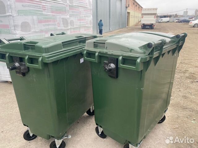 Пластиковые Мусорные контейнеры 0.75м3 опт розница