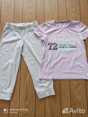 Вещи пакетом на девочку р.140-146