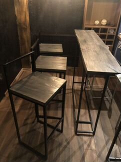 Стул барный барная стойка лофт изготовление мебели