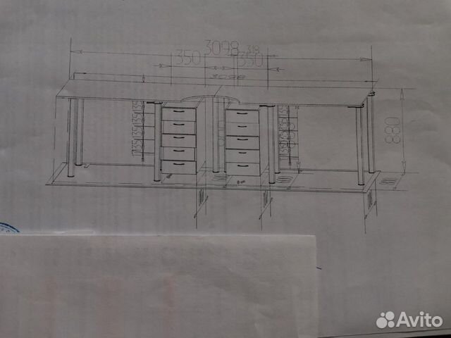Стол на два рабочих места(если в семье два школьни