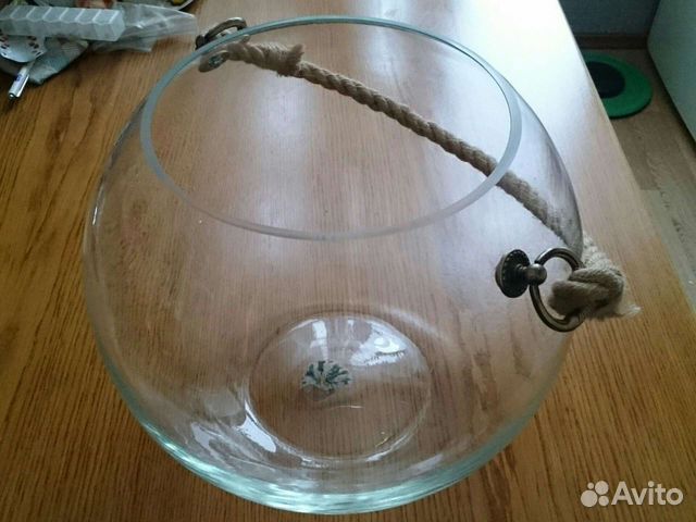 Стеклянный шар ёмкость минисад аквариум