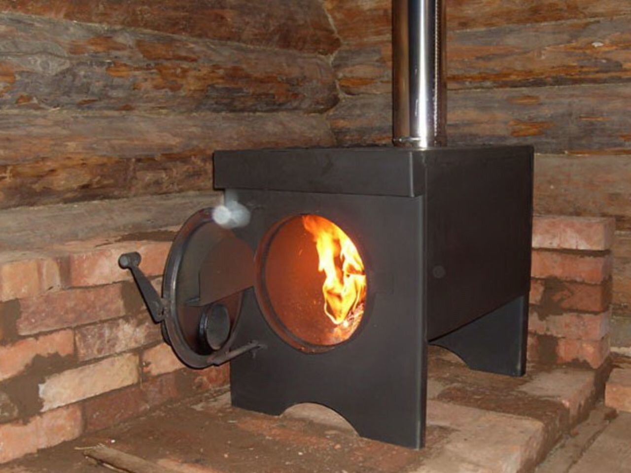 Печка металлическая