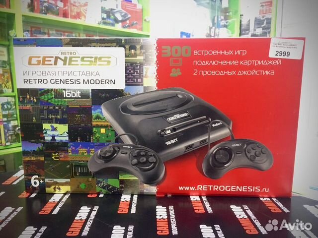 Сега Retro Genesis Modern (300 Встроенных игр)