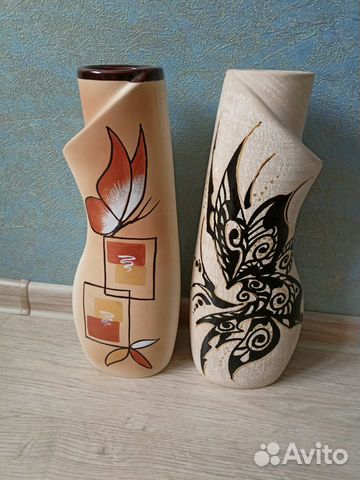 Ваза напольная высокая керамика