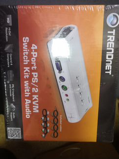 Продаю KVM переключатель trendnet TK-408K 2шт 1600