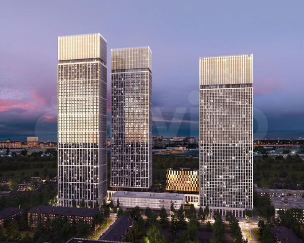 2-к. квартира, 65 м², 45/55 эт.