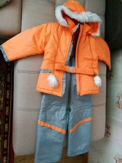 Зимний комплект детский(куртка брюки) рост92