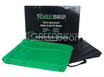 Фон хромакей GreenBean Field 2.4 х 5.0 Green