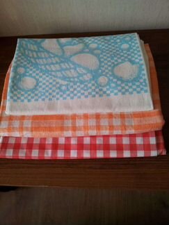 Льняные скатерти 3 шт