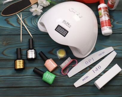 Стартовый набор с лампой Led для маникюра