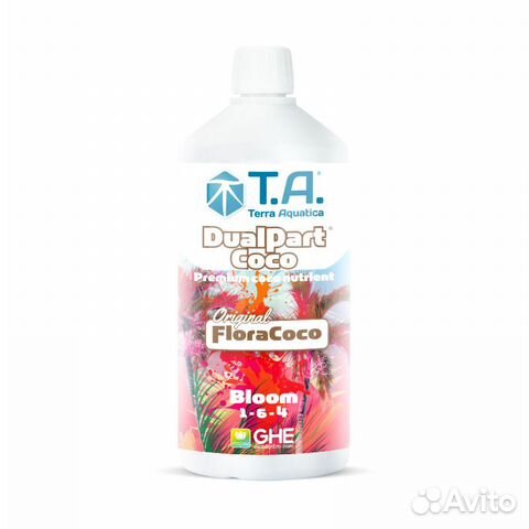 Удобрение Terra Aquatica DualPart Coco Bloom 1 л