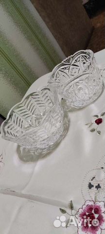 Хрустальные вазочки