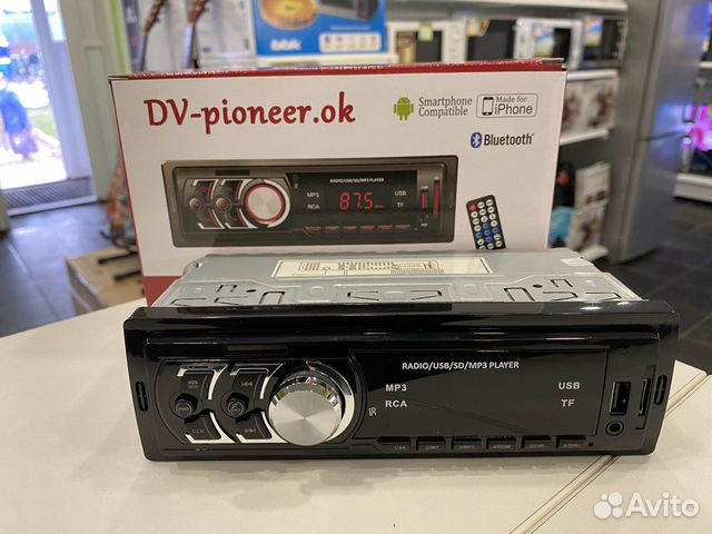 Автомагнитола Pioneer ok USB FM BT AUX