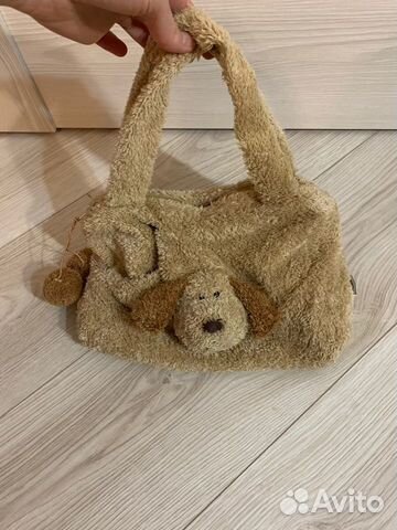 Сумка меховая для девочки праздничная