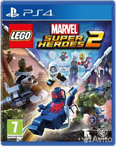 PS4 диск Lego Marvel Супер Герои 2,новый,запечатан
