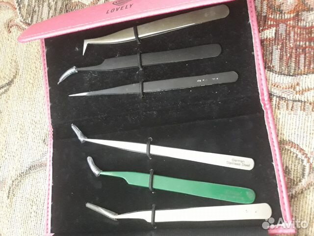 Пинцеты для наращивания ресниц