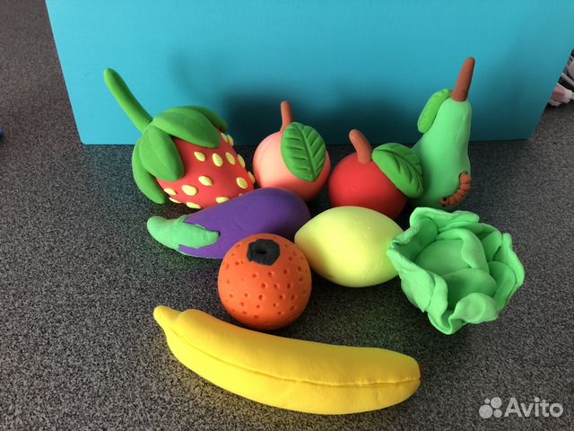 Игрушки из лёгкого пластилина (поделки своими рука