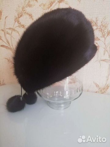 Женский норковый берет