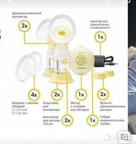 Молокоотсос medela электрический