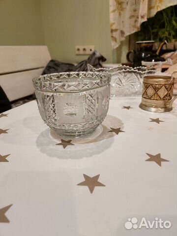 Конфетница хрусталь