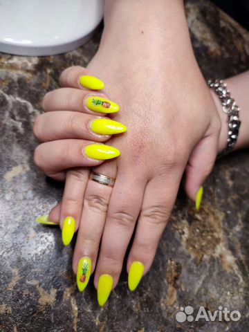 Маникюр гель пудрой Mart